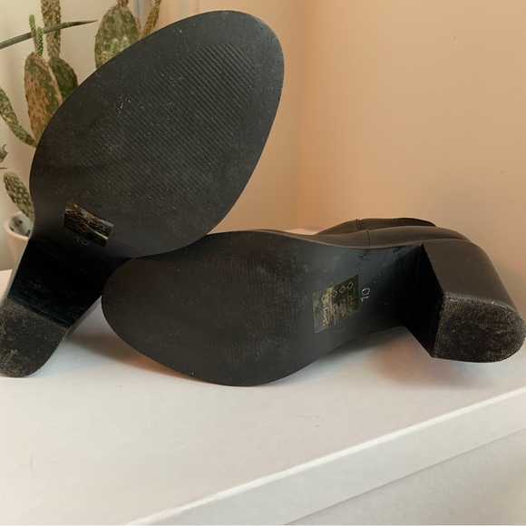 Classic Black Heeled Booties - Picture 4 of 8